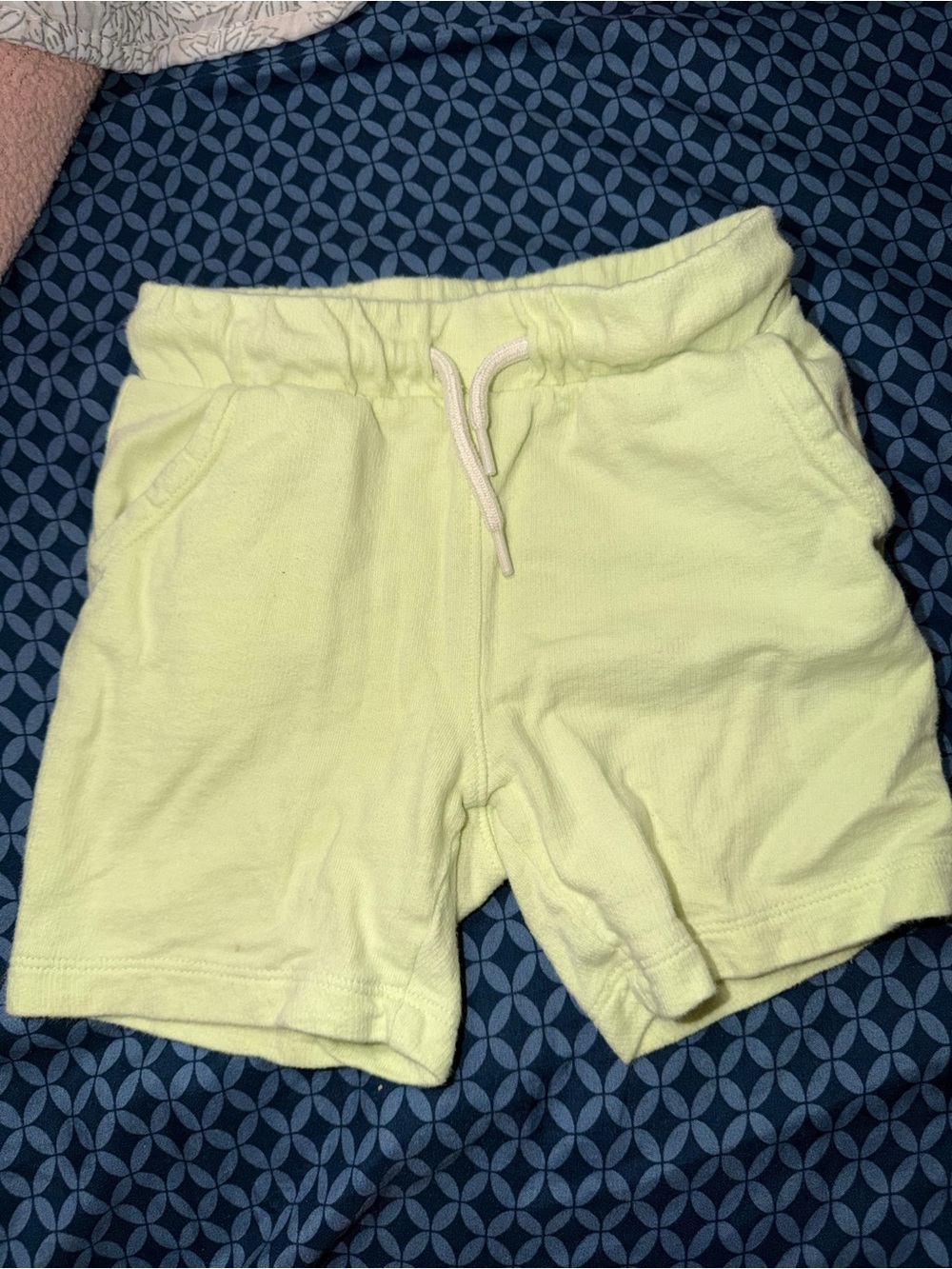 Old Navy Light Yellow Kids Drawstring Shorts
